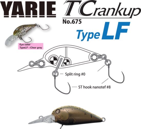 Yarie Jespa Yarie T-Crankup 675 Type Lf 35mm 2.6g C28 Ca Uny