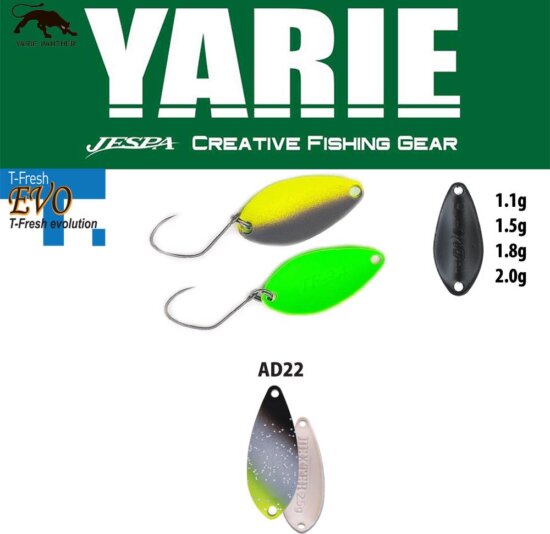 Yarie Jespa Yarie 710T T-Fresh Evo 2.0g Ad22 Saber Silver