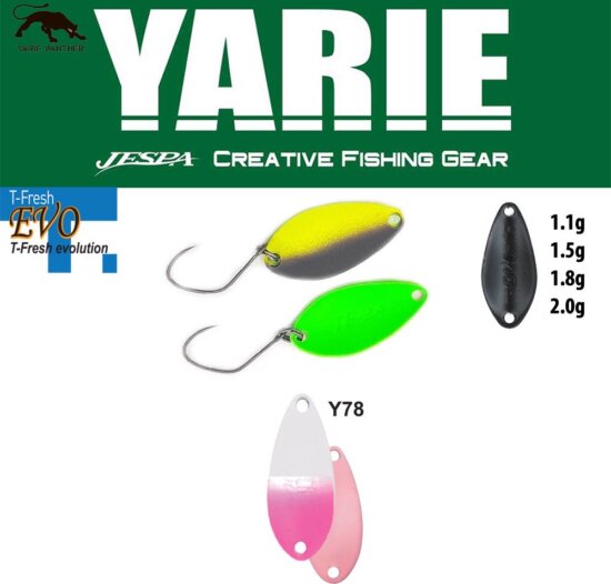 Yarie Jespa Yarie 710T T-Fresh Evo 1.5g Y78 Shiropino
