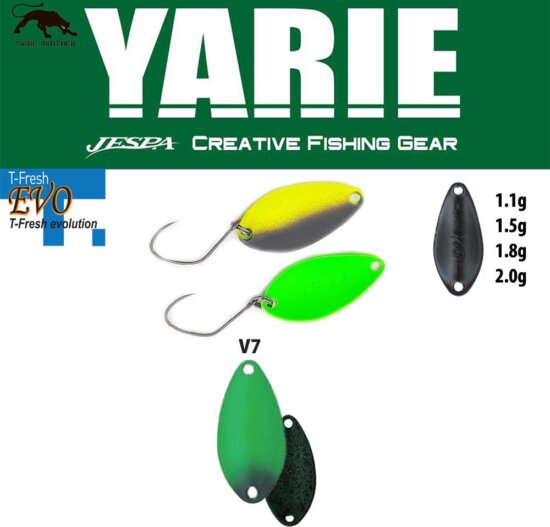 Yarie Jespa Yarie 710T T-Fresh Evo 1.5g V7 Olive Mint