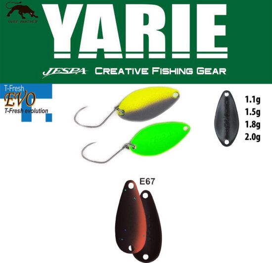 Yarie Jespa Yarie 710T T-Fresh Evo 1.5g E67 Winner Brown
