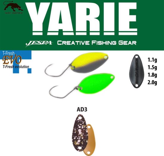 Yarie Jespa Yarie 710T T-Fresh Evo 1.1g Ad3 Saku Pellet