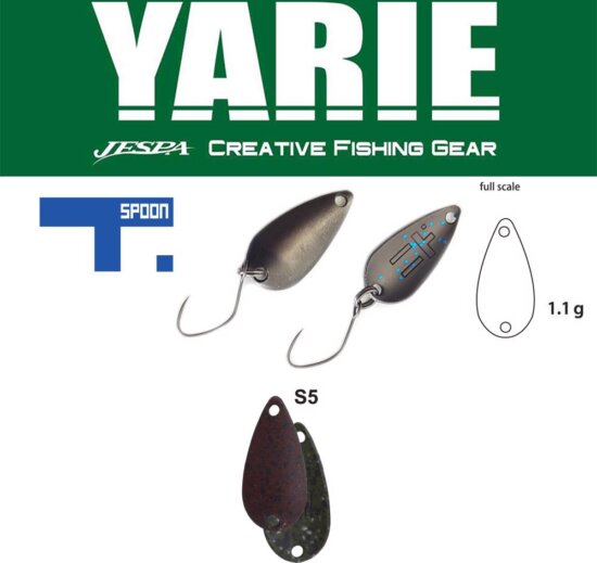 Yarie Jespa Yarie 706 T-Spoon 1.1g S5 Keime Light Pellet