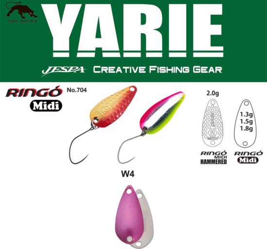 Yarie Jespa Yarie 704 Ringo Midi 1.8g W4 Norinori Pink