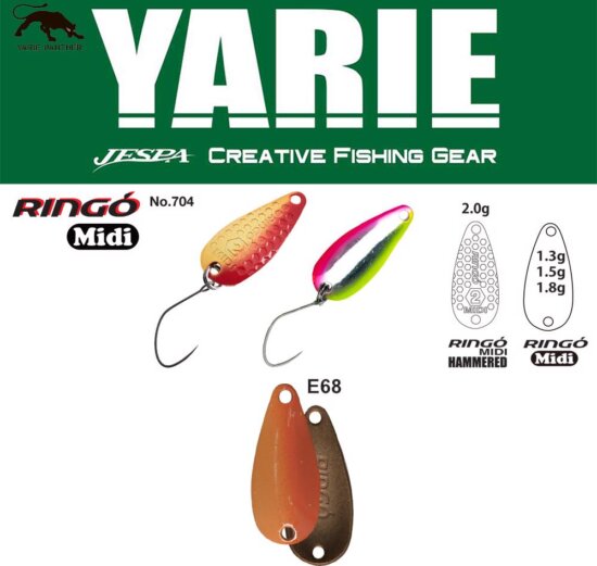 Yarie Jespa Yarie 704 Ringo Midi 1.8g E68 Caramel Gold