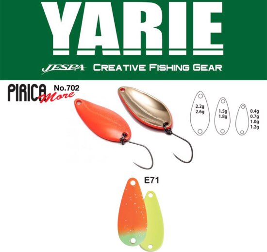 Yarie Jespa Yarie 702 Pirica More 2.6g E71 Ag Carrot