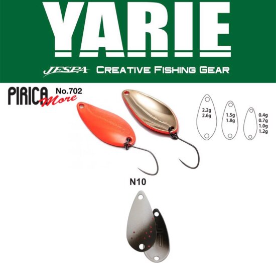 Yarie Jespa Yarie 702 Pirica More 2.2g N10 Black Slash