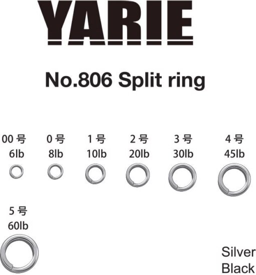 Yarie Jespa Kulcskarika Yarie 806 Split Ring Silver 20Lb 2