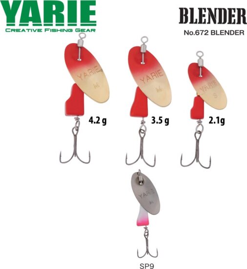 Yarie Jespa Körforgó Yarie 672 Blender 4.2g Sp9 Silver Pink