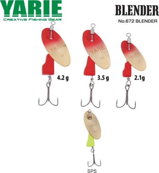 Yarie Jespa Körforgó Yarie 672 Blender 4.2g Sp5 Gold/Lemon