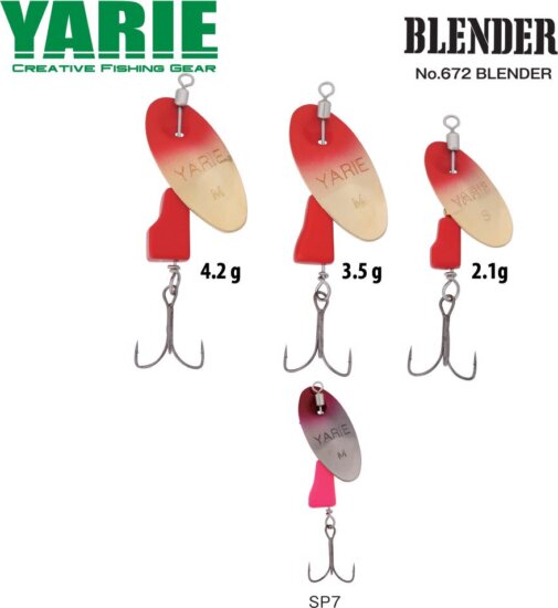 Yarie Jespa Körforgó Yarie 672 Blender 3.5g Sp7 Pink/Pink