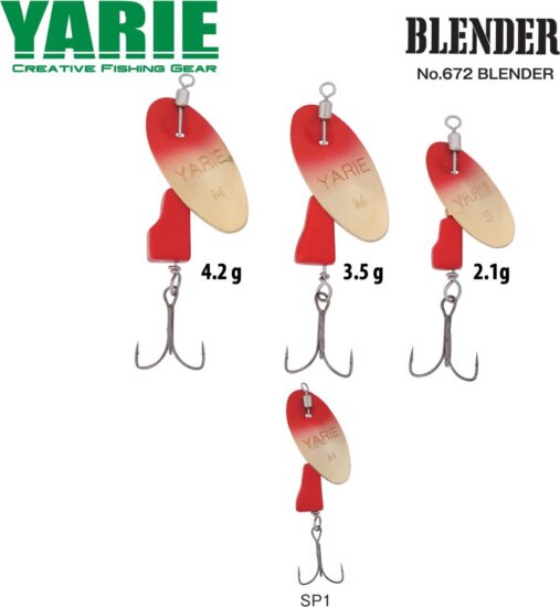 Yarie Jespa Körforgó Yarie 672 Blender 3.5g Sp1 Red/Red
