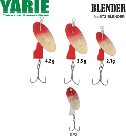 Yarie Jespa Körforgó Yarie 672 Blender 2.1g Sp2 Red/White