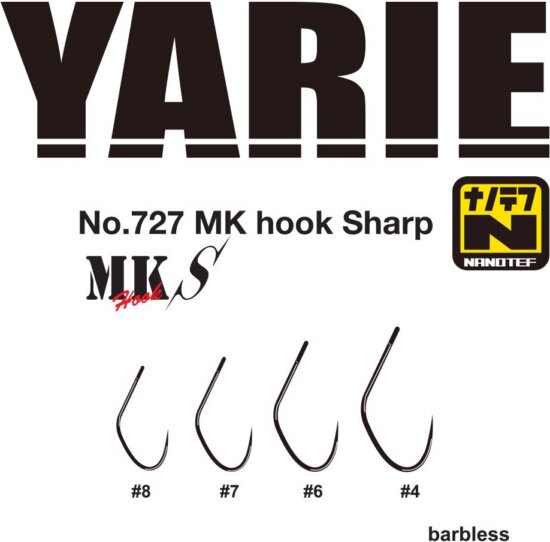Yarie Jespa Horog Yarie 727mk Sharp 08 Barbless