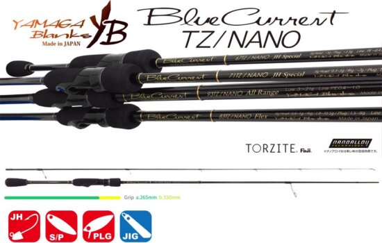 Yamaga Blanks Blue Current 71Tz Nano 2.175m 7g Fuji Titanum Torzite