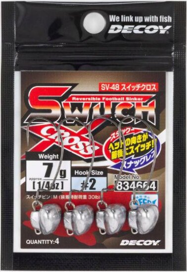 Jig Fej Decoy Sv-48 Switch Cross #1 9g