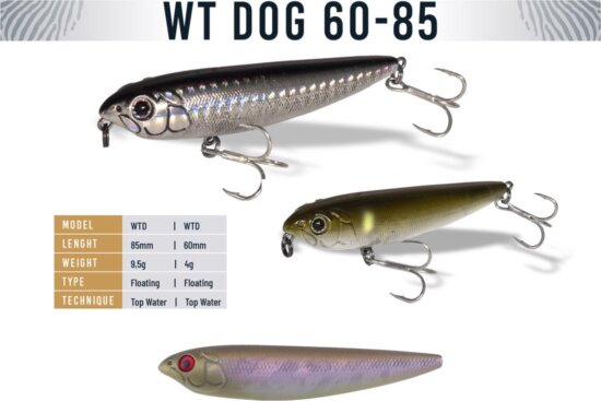 Herakles Wt-Dog 60 6cm 4g Matt Sunny