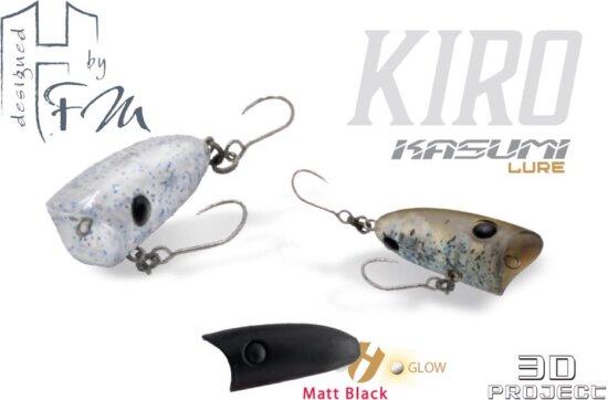 Herakles Popper Area Kiro F 2.7cm 1.8g Matt Black