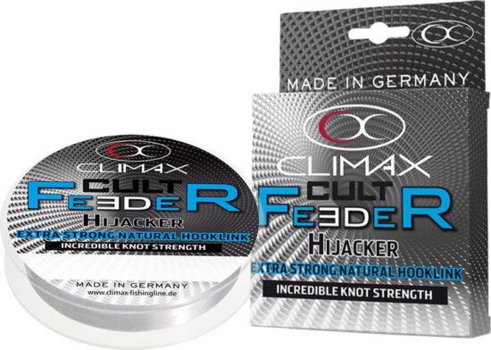 Climax Cult Feeder Hijacker Natural Hooklink 25m 0.23mm