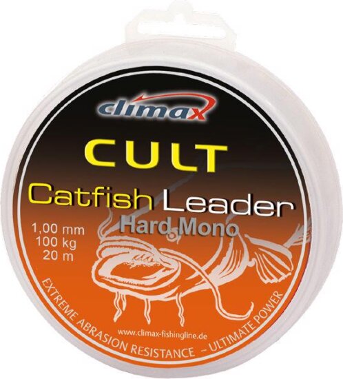 Climax Cult Catfish Hard Mono Leader 50m 0.90mm 60kg