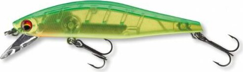 Daiwa Tournament Wise Minnow 70FS lime chart, 7.0cm, 7.5g