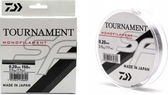Daiwa Tournament SF (grey transparent, 0.20mm, 3.50kg, 150m)