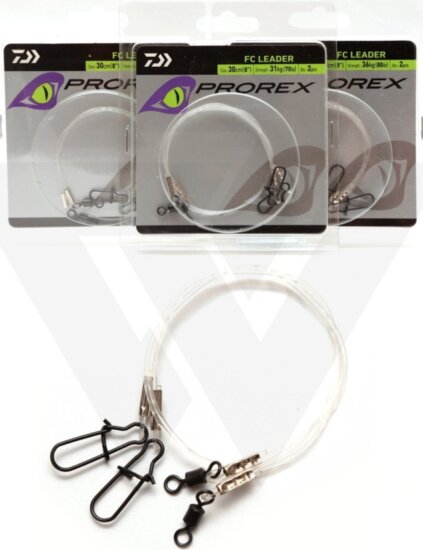 Daiwa Prorex Fluorocarbon előke (36.0kg, 30.0cm)