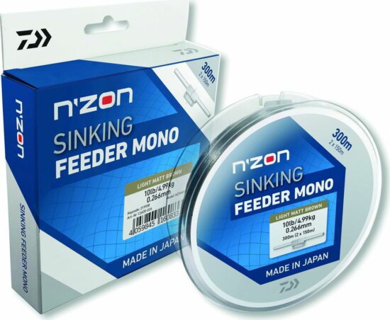 Daiwa N'Zon Sinking Feeder Mono Barna