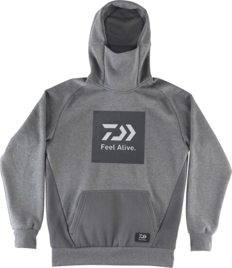 Daiwa D-Vec Hoodie Feel Alive (grey, #2XL)