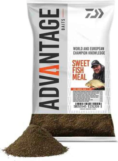 Daiwa Advantage etetőanyag (sweet fish meal mix, 1kg)