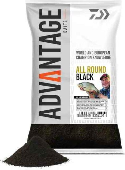 Daiwa Advantage etetőanyag (all-round black mix, 1kg)