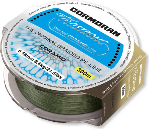 Cormoran CoraStrong Braid green, 0.12mm, 6.40kg, 1200m