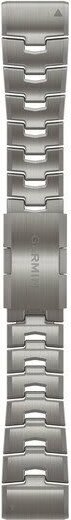 Garmin Óraszíj 26 mm titanium titanium (QuickFit) Fenix 6X