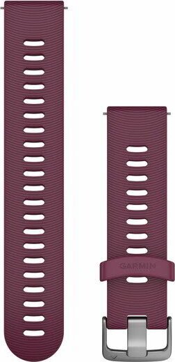 Garmin Óraszíj 20 mm bogyó szilikon, rozsdamentes csat (Quick Release) Forerunner 245