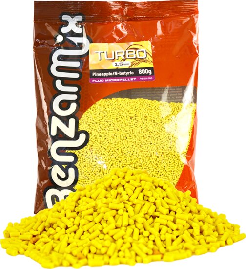 Benzár Fluo Micropellet Ananász-Vajsav 1,5 mm