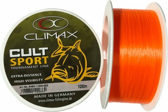 Climax Cult Carp Sport Mono Orange 1000m 0.28mm