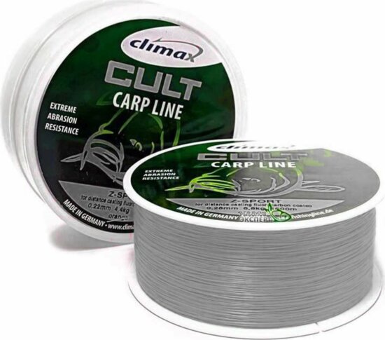 Climax Cult Carp Sport Mono Grey 1000m 0.30mm