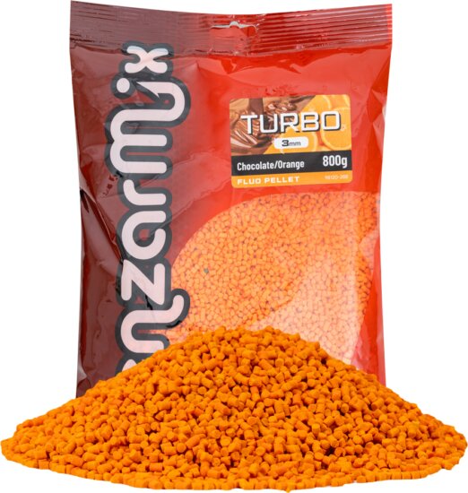 Benzár Fluo Turbo Pellet Csoki-Narancs 3 mm