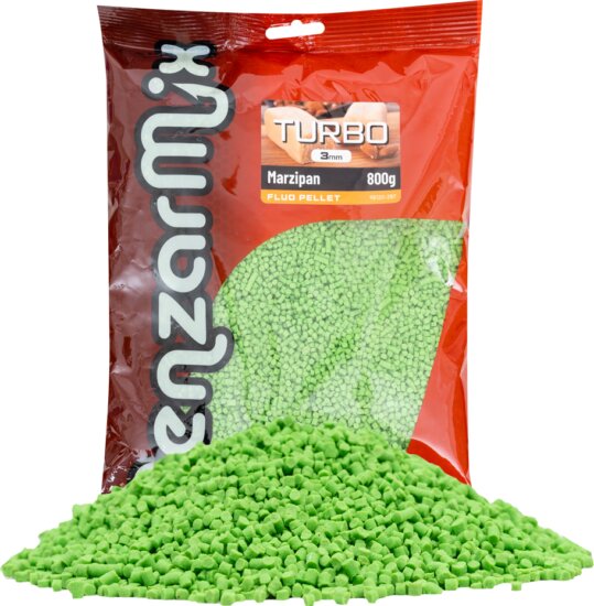 Benzár Fluo Turbo Pellet Marcipán 3 mm