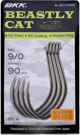 BKK Beastly Cat Harcsázó Horog 7/0 5 db/csomag