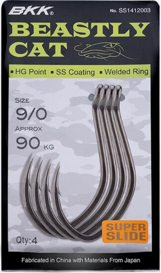 BKK Beastly Cat Harcsázó Horog 5/0 6 db/csomag
