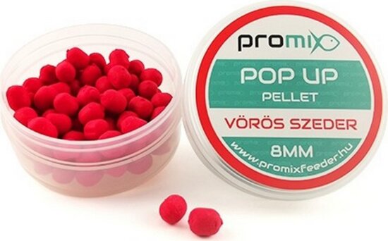 Promix Pop Up Pellet 8 mm Vörös Szeder 20 G