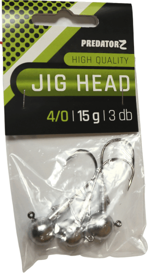 PZ Jig fej 4/0, 4/0, 20 g, 3 db