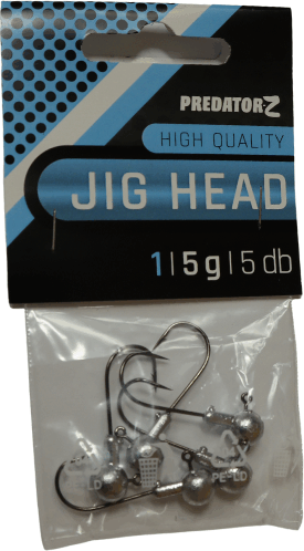 PZ Jig fej 1, 1, 5 g, 5 db