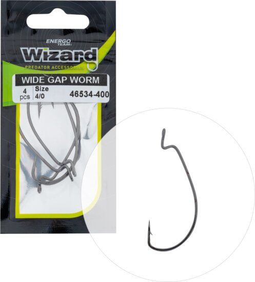 Wizard Horog Wide Gap Worm 4/0