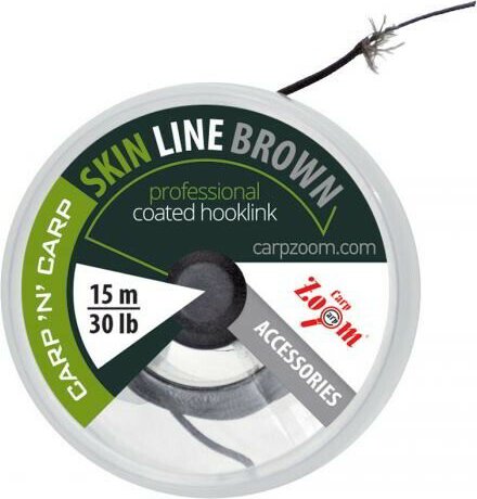 CZ Bevonatos előkezsinór, 15 m, 20 lb, barna