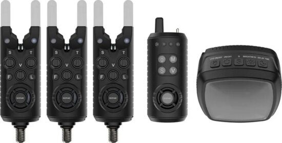 Sonik Gizmo2 Bitealarms 3+1 + Bivy Lamp