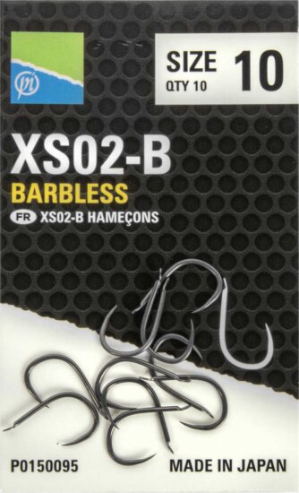 PRESTON XS02-B HOOKS sieze 16