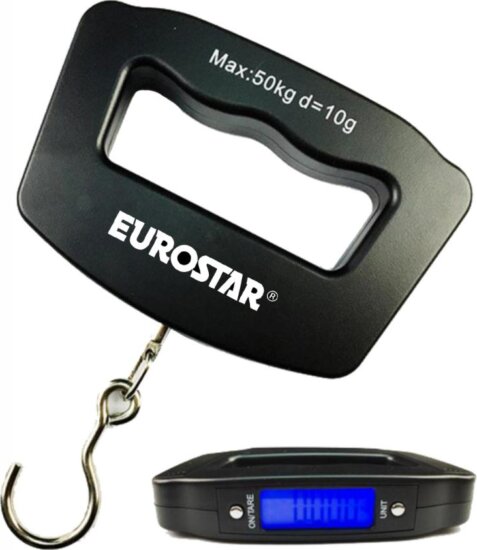 EUROSTAR ELEKTROMOS MÉRLEG 50KG/10G 2*AAA