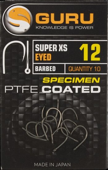 GURU Super XS Size 14 Barbed/Eyed